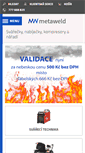 Mobile Screenshot of metaweld.cz